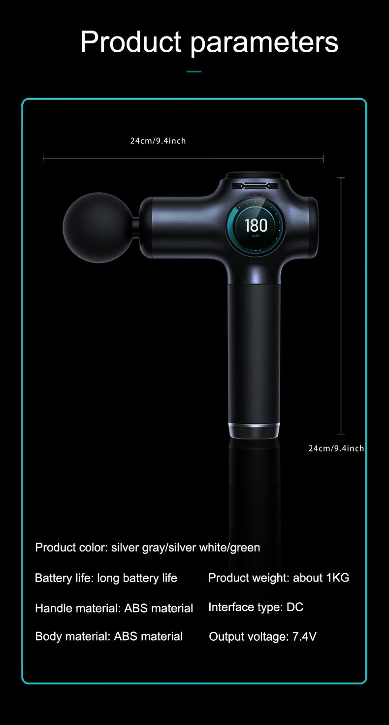 Massage gun,Deep Tissue Massager Gun ,Percussion Massager for Pain Relief with 8 Massage Heads &99 Speeds