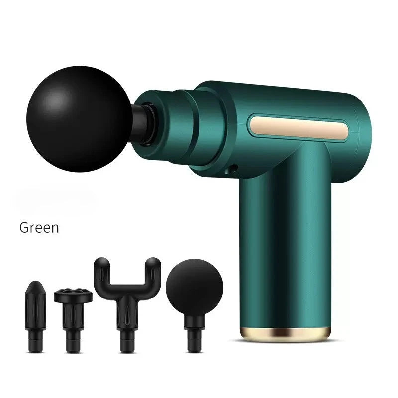 Portable Small Massager Muscle Relaxation Fascia Gun Massage Artifact Fitness Massage Gun Handheld Massager Fascia Gun
