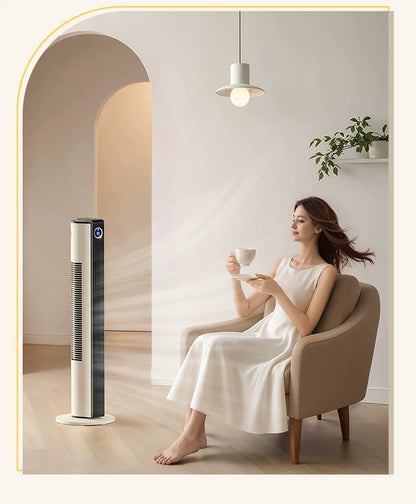 Tower Fan, Household Bladeless Fan, Energy-Saving Vertical Oscillating Floor Fan for Bedrooms, Mothers and Infants