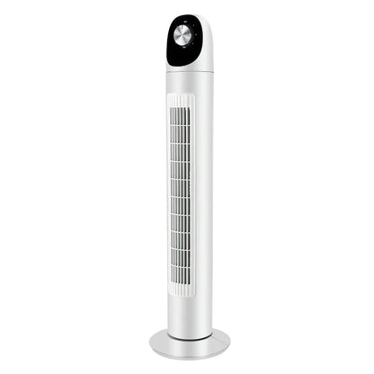 Tower Air Circulator Fan 3-Speed Oscillating - Wide-Angle Airflow for Bedroom/Office Silent Motor Anti-Tip Base 12H Timer