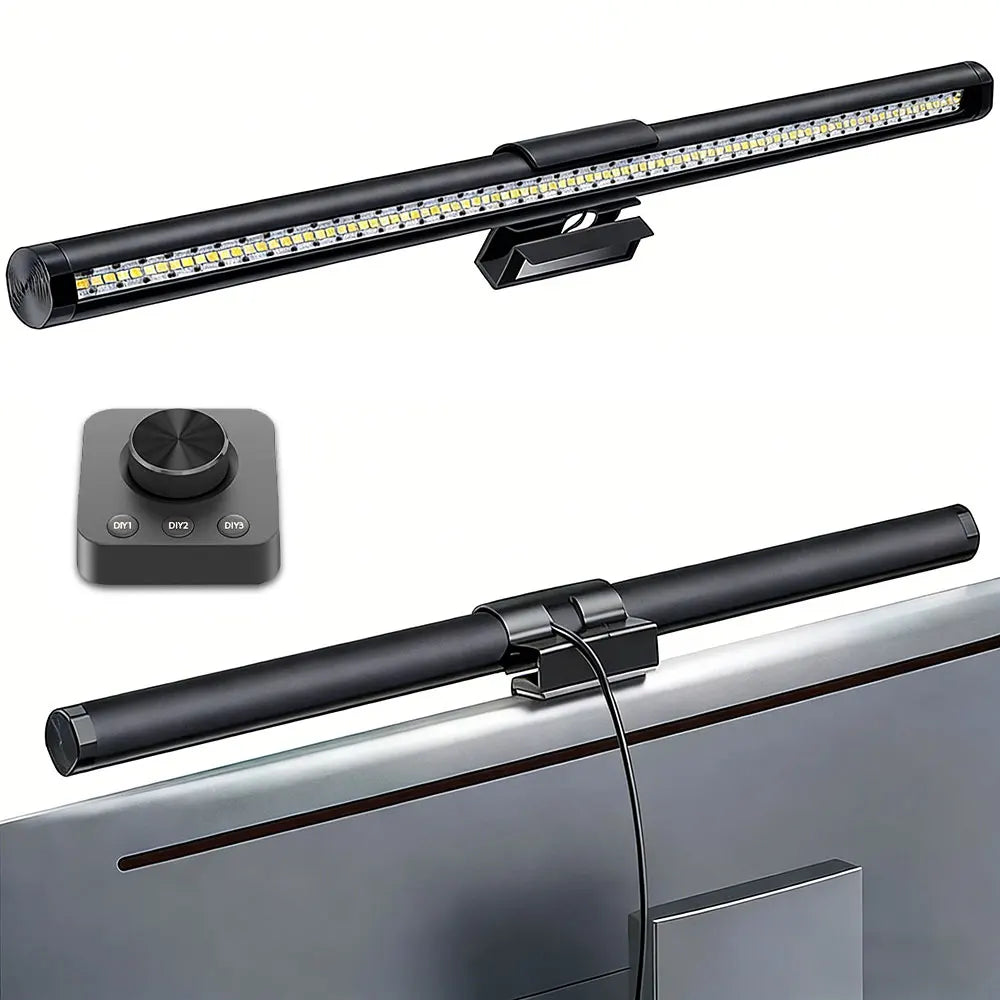 Monitor Light Bar RGB Lightbar Atmosphere USB LED Screen Hanging Setup Dimming For Game Room Desk Lamp Night Light Accessories