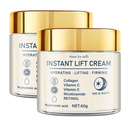 60g Instant Lift Face Cream Firming Skin Tightening Anti Wrinkle Collagen Hyaluronic Acid Hydrating Nourishing Facial Moisturize