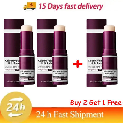 Collagen Wrinkle Removal Multi Bounce Balm Stick Instant Anti-Aging Firming Lift Brighten Facial Dull Skin Moisturizer Cosmetics