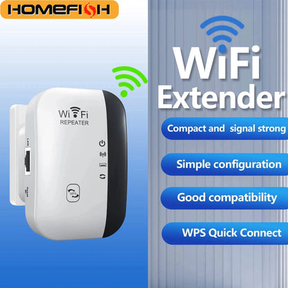 300Mbps WIFI Repeater Remote Wi-Fi Amplifier 802.11N WiFi Signal Booster Network Amplifier For Home Office Wireless Repeater