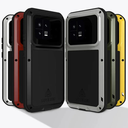 Love Mei Armor Phone Case for Xiaomi 15 14 13 Pro 11 Silicone Military Grade Rugged Metal Protective Shockproof Dust Proof Cover