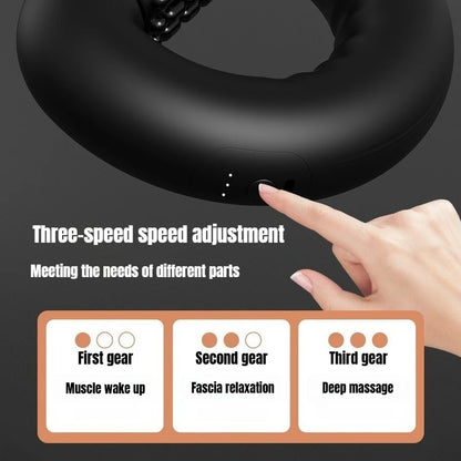 Massage Gun Deep Tissue - 3 Speed Powerful Percussion Muscle Massager, Handheld Vibrating for Full Body Relief Head Shoulder