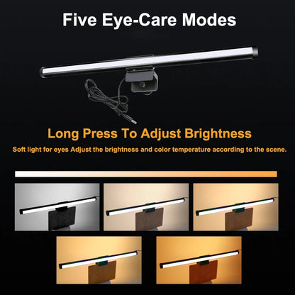LED Computer Monitor Light Bar For Learning/Reading/Work Dimming Night Lighting Display Screen Hanging Lamp Eye Protection Lamp