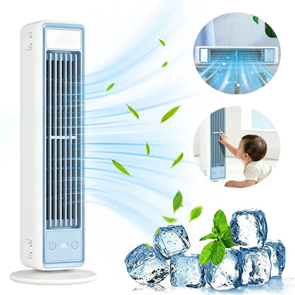 Portable Air Cooling Fans Desktop Tower Fan with Digital Panel 120°scillating Wall Mount & Standing Fans for Home, Office, Dorm