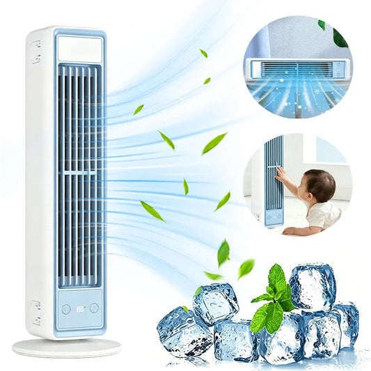 Portable Air Cooling Fans Desktop Tower Fan with Digital Panel 120°scillating Wall Mount & Standing Fans for Home, Office, Dorm