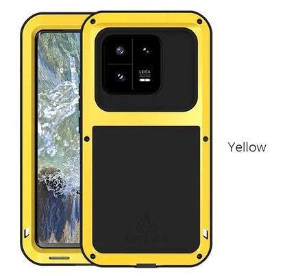 Love Mei Armor Phone Case for Xiaomi 15 14 13 Pro 11 Silicone Military Grade Rugged Metal Protective Shockproof Dust Proof Cover