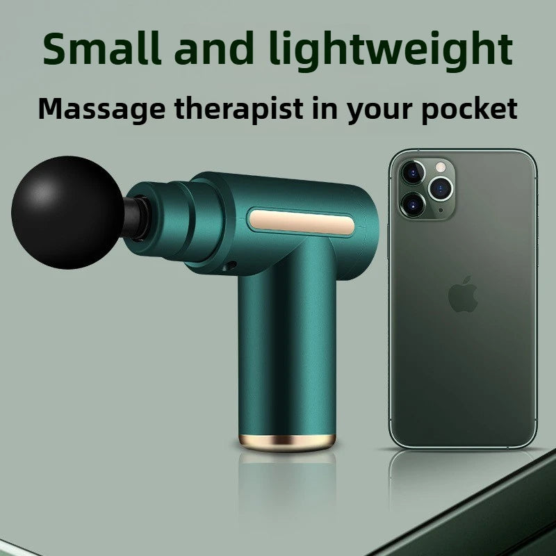 Portable Small Massager Muscle Relaxation Fascia Gun Massage Artifact Fitness Massage Gun Handheld Massager Fascia Gun