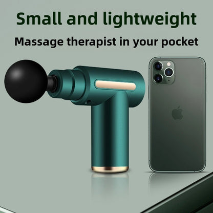 Portable Small Massager Muscle Relaxation Fascia Gun Massage Artifact Fitness Massage Gun Handheld Massager Fascia Gun