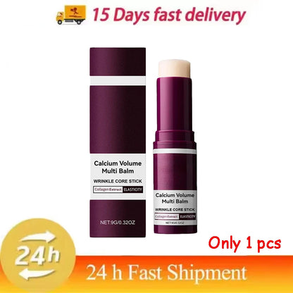 Collagen Wrinkle Removal Multi Bounce Balm Stick Instant Anti-Aging Firming Lift Brighten Facial Dull Skin Moisturizer Cosmetics