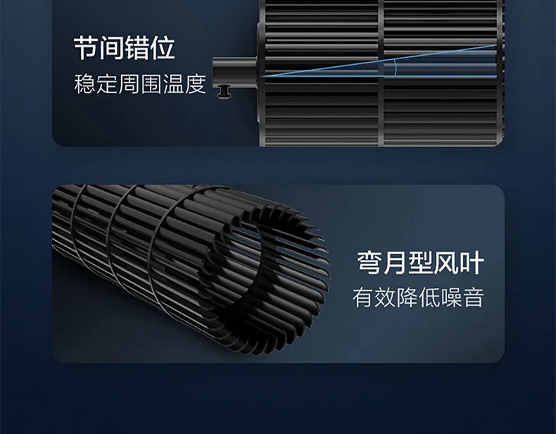 Tower Air Circulator Fan 3-Speed Oscillating - Wide-Angle Airflow for Bedroom/Office Silent Motor Anti-Tip Base 12H Timer