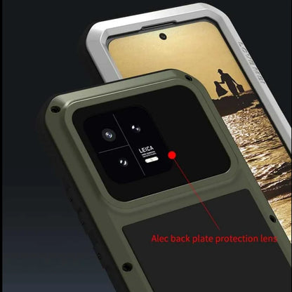 Love Mei Armor Phone Case for Xiaomi 15 14 13 Pro 11 Silicone Military Grade Rugged Metal Protective Shockproof Dust Proof Cover