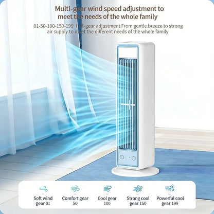 Portable Air Cooling Fans Desktop Tower Fan with Digital Panel 120°scillating Wall Mount & Standing Fans for Home, Office, Dorm
