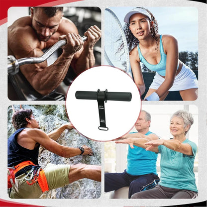 Adjustable Forearm Strength Trainer Wrist Roller With Thickened Non-Slip Handle Belt Home Workout Upper Body Fitness Equipment