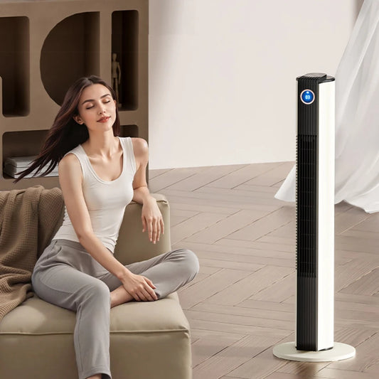 Tower Fan, Household Bladeless Fan, Energy-Saving Vertical Oscillating Floor Fan for Bedrooms, Mothers and Infants