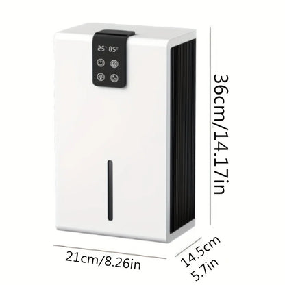 Household Dehumidifier Dryer Moistureproof 2.8L Water Tank Water Full Stop Indoor Purification Air Dryer Basement Dehumidifier