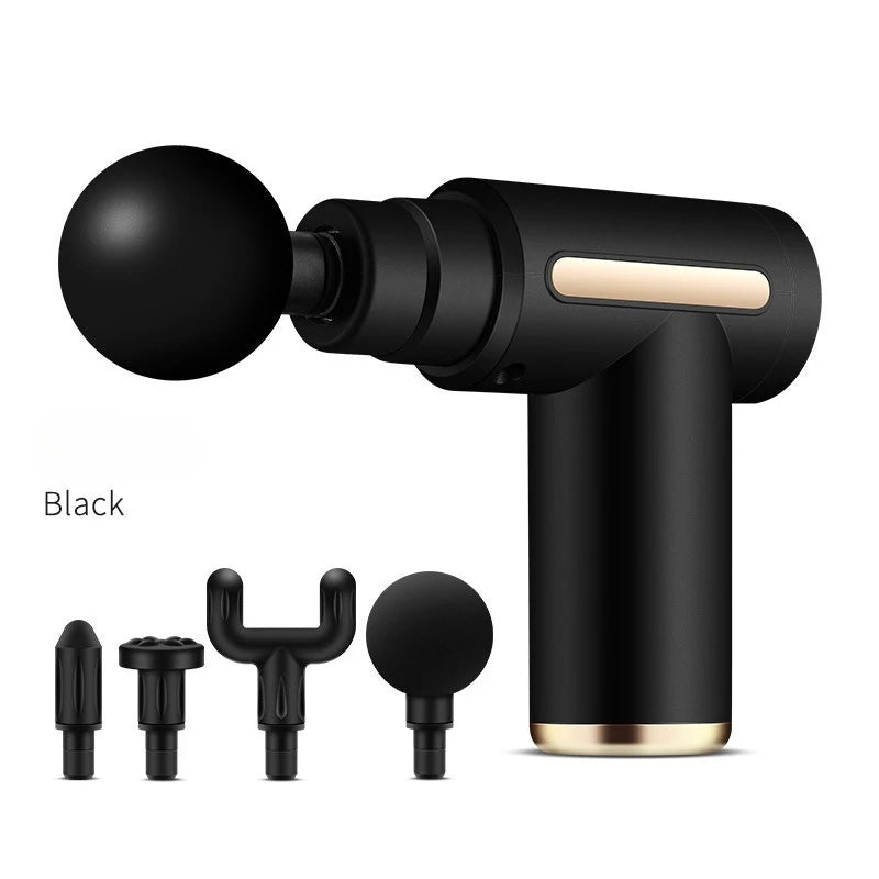 Portable Small Massager Muscle Relaxation Fascia Gun Massage Artifact Fitness Massage Gun Handheld Massager Fascia Gun