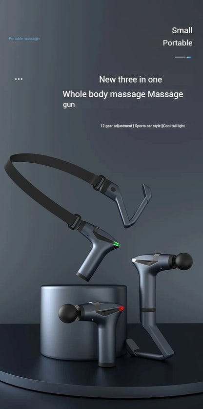 Hot Selling Long-handle Electric Massage Gun: Multifunctional for Muscle Relaxation, Deep Tissue Percussion Relief