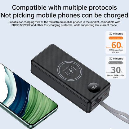 DIY 16x18650 Power Bank Case QC3.0/0C2.0/AFC/FCP/SCP 22.5W+15W Micro USB Type C 22.5W Fast Charging for Mobile Phones
