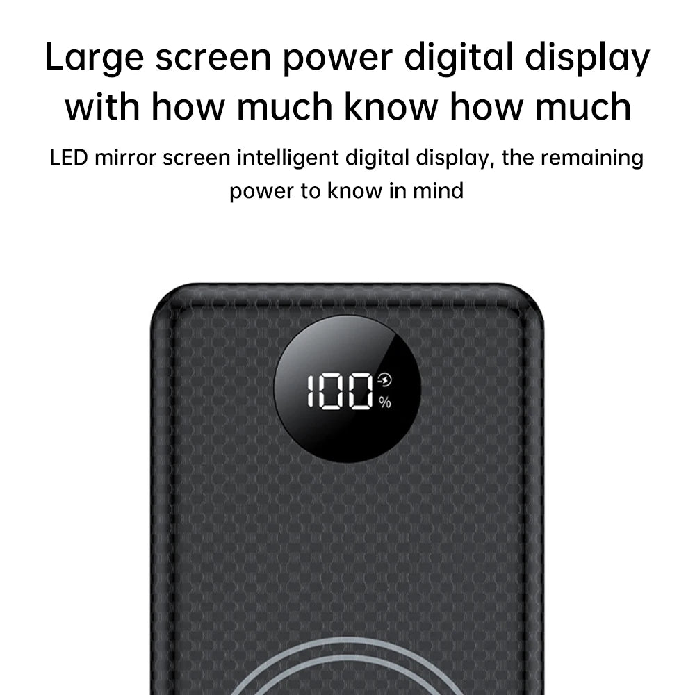 DIY 16x18650 Power Bank Case QC3.0/0C2.0/AFC/FCP/SCP 22.5W+15W Micro USB Type C 22.5W Fast Charging for Mobile Phones