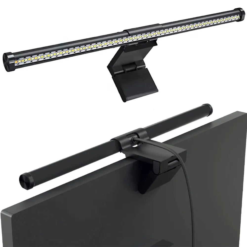 Monitor Light Bar RGB Lightbar Atmosphere USB LED Screen Hanging Setup Dimming For Game Room Desk Lamp Night Light Accessories