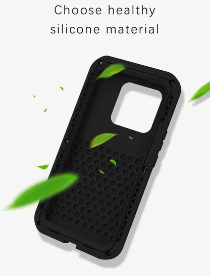 Love Mei Armor Phone Case for Xiaomi 15 14 13 Pro 11 Silicone Military Grade Rugged Metal Protective Shockproof Dust Proof Cover