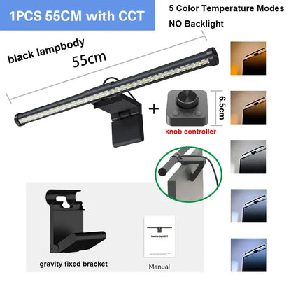 Monitor Light Bar RGB Lightbar Atmosphere USB LED Screen Hanging Setup Dimming For Game Room Desk Lamp Night Light Accessories