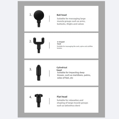 Portable Small Massager Muscle Relaxation Fascia Gun Massage Artifact Fitness Massage Gun Handheld Massager Fascia Gun