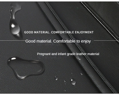 Leather Car Backseat Organizer Rear Row Children's Seat Back Hanging Storage Bag Shelf Garbage Can Trash Tissue Bottle Organiser